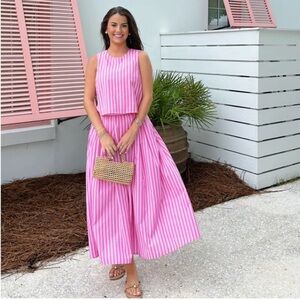 What You Know Pink Striped Tank